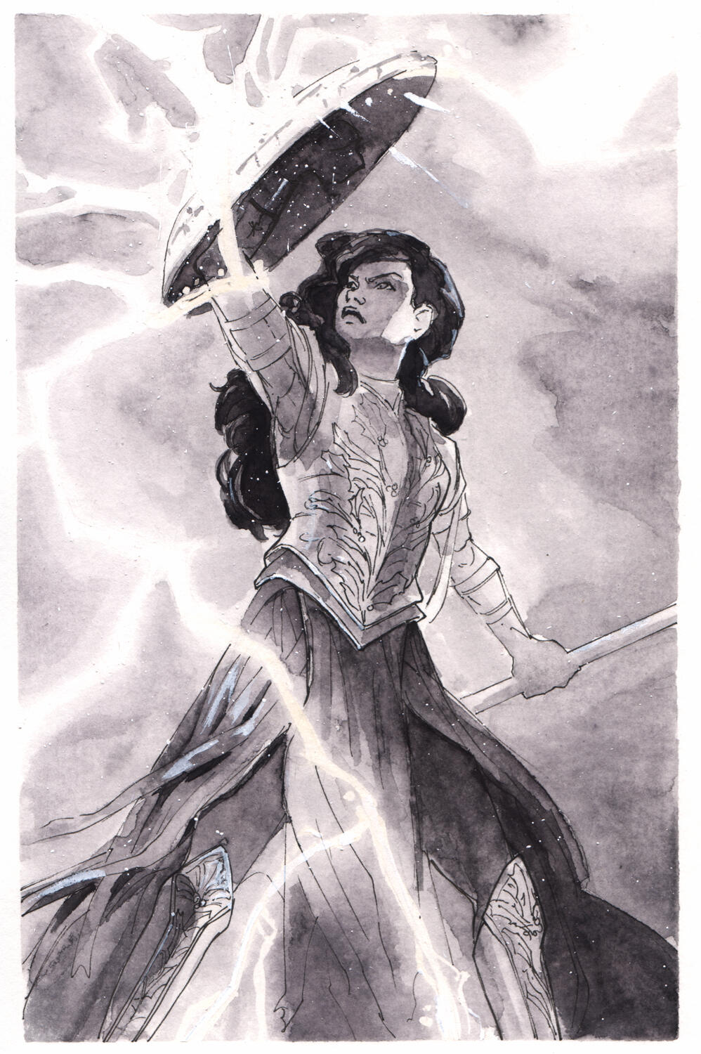 Momentary Alliance, gouache on paper, 31x41cm