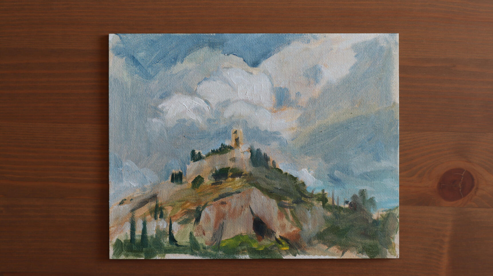 Plein Air - Athens - Oils on board