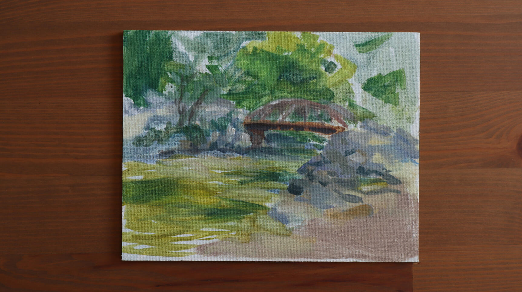 Plein Air - Athens - Oils on board